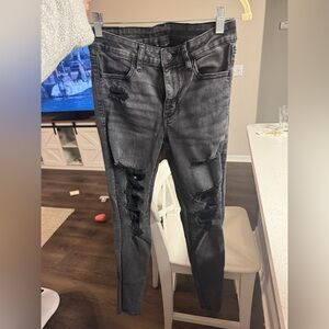 American Eagle Outfitters High Rise Black Jeans